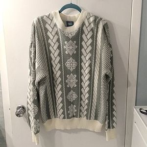 Vintage chunky dad sweater XL